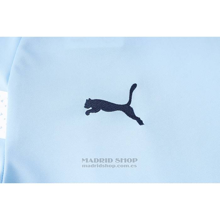 Chandal del Manchester City Manga Corta 2022-2023 Azul - Pantalon Corto